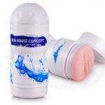 Wygodna sztuczna pochwa sex masturbator cyberskóra