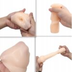 Wygodna sztuczna pochwa sex masturbator cyberskóra - obrazek 4
