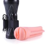 Sztuczna pochwa z wibracjami masturbator latarka