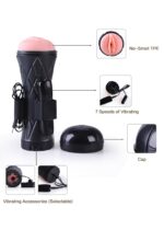 Sztuczna pochwa z wibracjami masturbator latarka - obrazek 7