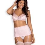 Erotyczny komplet pas stanik stringi obsessive l/xl