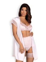 Piękny szlafrok stringi sex komplet obsessive s/m - obrazek 4