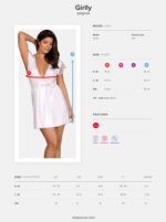 Piękny szlafrok stringi sex komplet obsessive s/m - obrazek 10