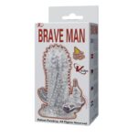 Nakładka na penisa wypustki wibracje sex masażer - obrazek 4