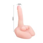 Dildo realistyczne penis przyssawka obroty 21cm - obrazek 4