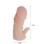 Nakładka na penisa z cyberskóry realistyczna 13cm - obrazek 7