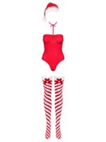 Bielizna-Kissmas body czerwone L/XL - obrazek 6