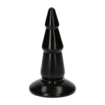 Zatyczka analna korek plug czarny silikonowy 13 cm - obrazek 3