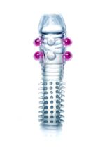 Stymulująca pobudzająca nakładka żelowa na penisa - obrazek 3