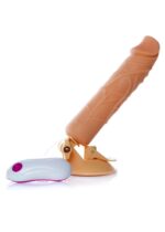 Dildo z przyssawką pilotem penis realistyczny 24cm - obrazek 4