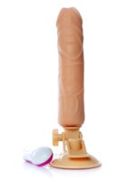 Dildo z przyssawką pilotem penis realistyczny 24cm - obrazek 6