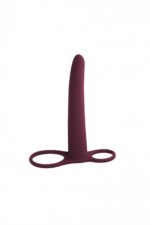 Dildo nakładka na penisa podwójna penetracja 16cm - obrazek 4