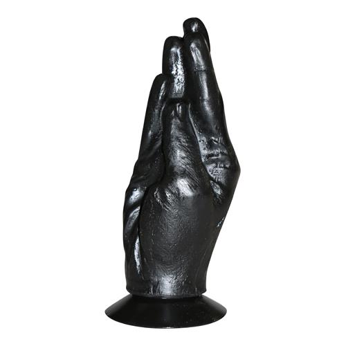 19072025687b8f43ce3e3.jpeg All Black Fisting Hand 18 cm - obrazek 1