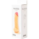 Gruby realistyczny żylasty miękki penis 13,5 cm - obrazek 4