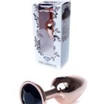 Korek analny ozdobny z kryształkiem metalowy 7cm