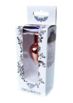Korek analny ozdobny z kryształkiem metalowy 7cm - obrazek 8