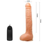 Dildo realistyczny sztuczny penis z wibracjami - obrazek 8