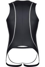 Seksowny kostium męski body + jockstrap wetlook M - obrazek 10