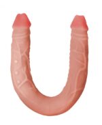 Podwójny penis dildo lesbijskie wyginane sex 47cm - obrazek 3