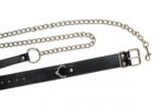 Obroża z łańcuszkiem smyczą zestaw bdsm bondage - obrazek 4