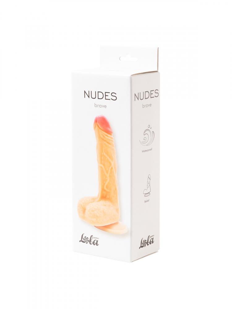 20072025687d53a5bc930.jpeg Naturalne dildo członek z jądrami przyssawka 17cm - obrazek 1