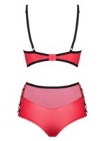 Komplet erotyczny biustonosz majtki leatheria s/m - obrazek 7