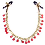 Zaciski na sutki z łańcuszkiem ozdobne sex bdsm