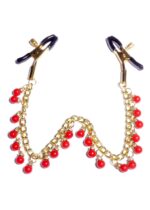 Zaciski na sutki z łańcuszkiem ozdobne sex bdsm - obrazek 4