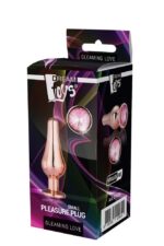 GLEAMING LOVE ROSE GOLD PLEASURE PLUG S