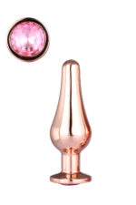 GLEAMING LOVE ROSE GOLD PLEASURE PLUG S - obrazek 3