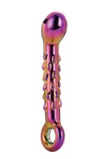 GLAMOUR GLASS RIBBED G-SPOT DILDO - obrazek 4