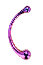 GLAMOUR GLASS CURVED BIG WAND - obrazek 3