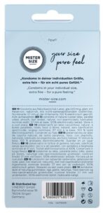 Dopasowane prezerwatywy mister size 57 mm 10szt - obrazek 6