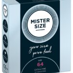 Mister Size 64mm pack of 3