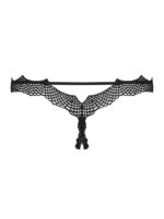 Bielizna-Bravelle stringi otwarte czarne S/M - obrazek 9