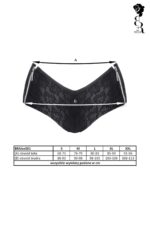 Bielizna - BRALEX001 szorty czarne rozmiar XL - obrazek 9