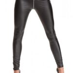 Bielizna - BRMADDALENA001 leginsy czarne rozmiar S