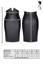 Bielizna - BRFEDERICA001 spódnica czarna rozmiar M - obrazek 9