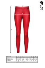 Bielizna - BRLIDIA001 legginsy czerwone rozmiar L - obrazek 9