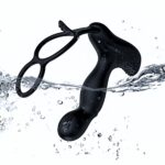 Masażer prostaty z funkcją grzania pierścień na penisa jądra 7trybów USB - obrazek 6