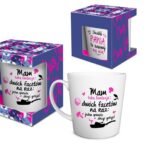 Crazy Girl - Kubek NBC matowy 480ml. - Mam fantazję,dwóch na raz...