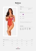 Erotyczne body otwarty krok obsessive rediosa s/m - obrazek 6