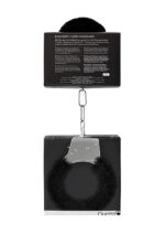 Kajdanki erotyczne z futerkiem czarne bdsm bondage - obrazek 5