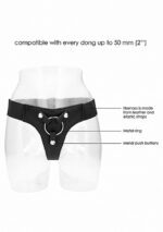 Elastyczna uprząż strap-on miękki materiał majtki - obrazek 10