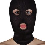 Maska z pierścieniem elastyczna na głowę bdsm sex