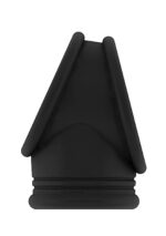 No.48 - Cockring with Ball Strap - Black - obrazek 3