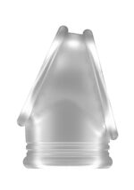 No.48 - Cockring with Ball Strap - Translucent - obrazek 3