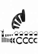 Model 02 - Chastity - 3.5" - Cock Cage - Black - obrazek 4