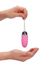 Ethan - Rechargeable Remote Control Vibrating Egg - Pink - obrazek 9