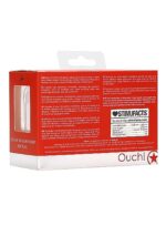 Silikonowy korek analny czerwony z diamentem 7,5cm - obrazek 4